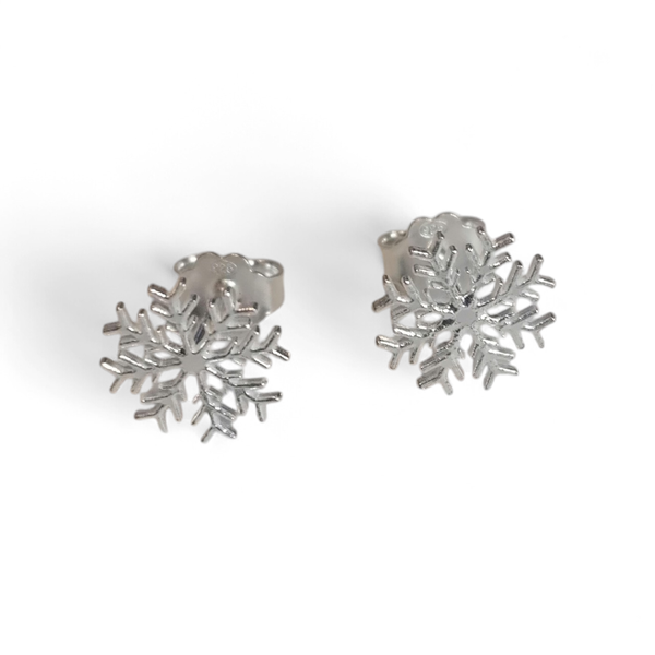 Lumihiutale nappikorvakorut